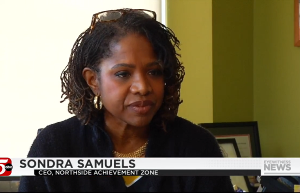 Sondra on KSTP NAZ CEO Sondra Samuels being interviewed on KSTP
