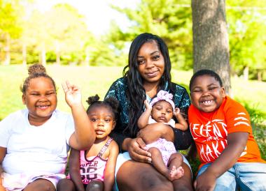 Shanetta and her family