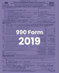 2019 990 Form