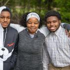 Maggie with Marshawn and Marquan